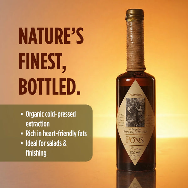 Arbequina Reserve Organic Extra Virgin Olive Oil - 500ml